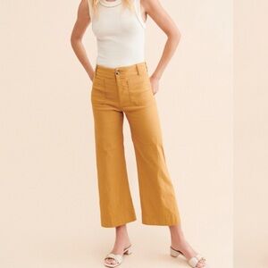 Anthropologie - Maeve Colette Cropped Wide Leg Pants (size 29)